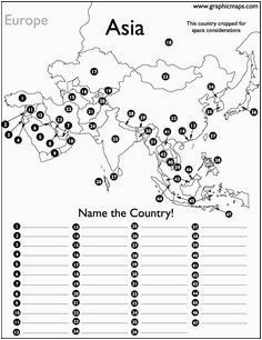 Map Of Europe Study Game Blank Map Of asia Quiz Google Search for the Bubs asia