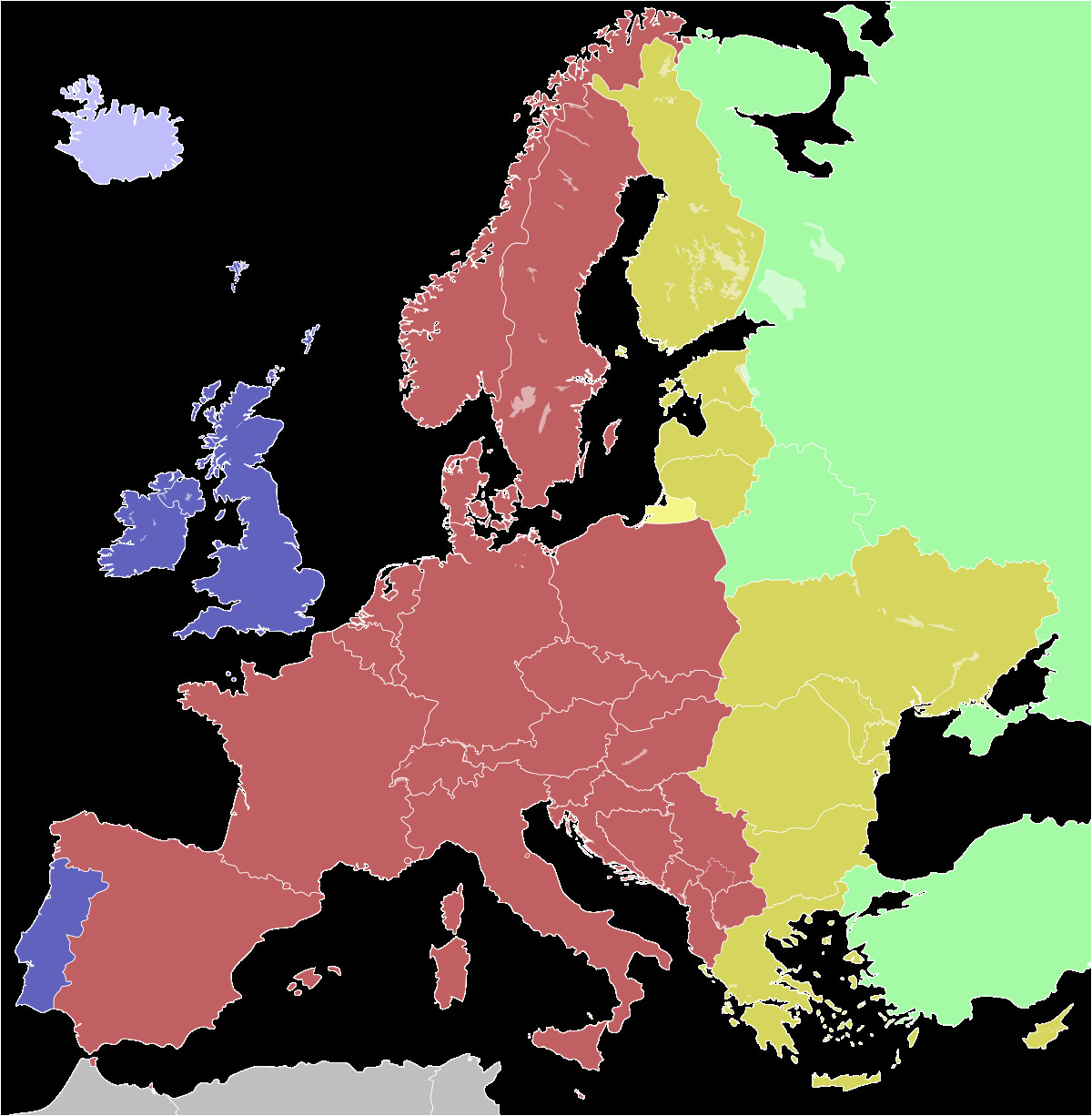 European Time Chart