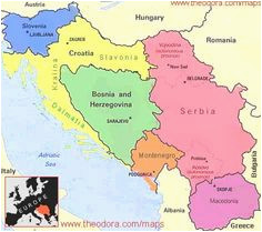 Map Of Europe Yugoslavia Yugoslavia