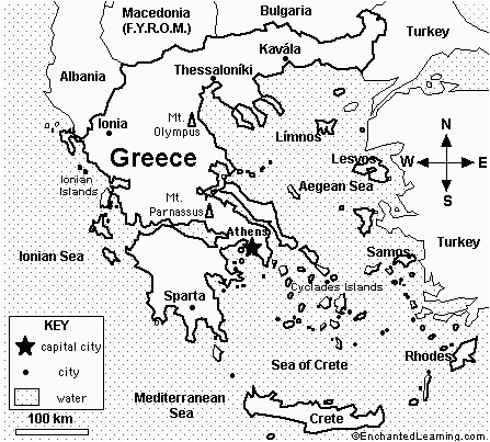 Map Of Greece and Europe Map Of Modern Day Greece School Ideas Ancient Greece