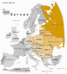 Map Of south East Europe Central and Eastern Europe Wikipedia