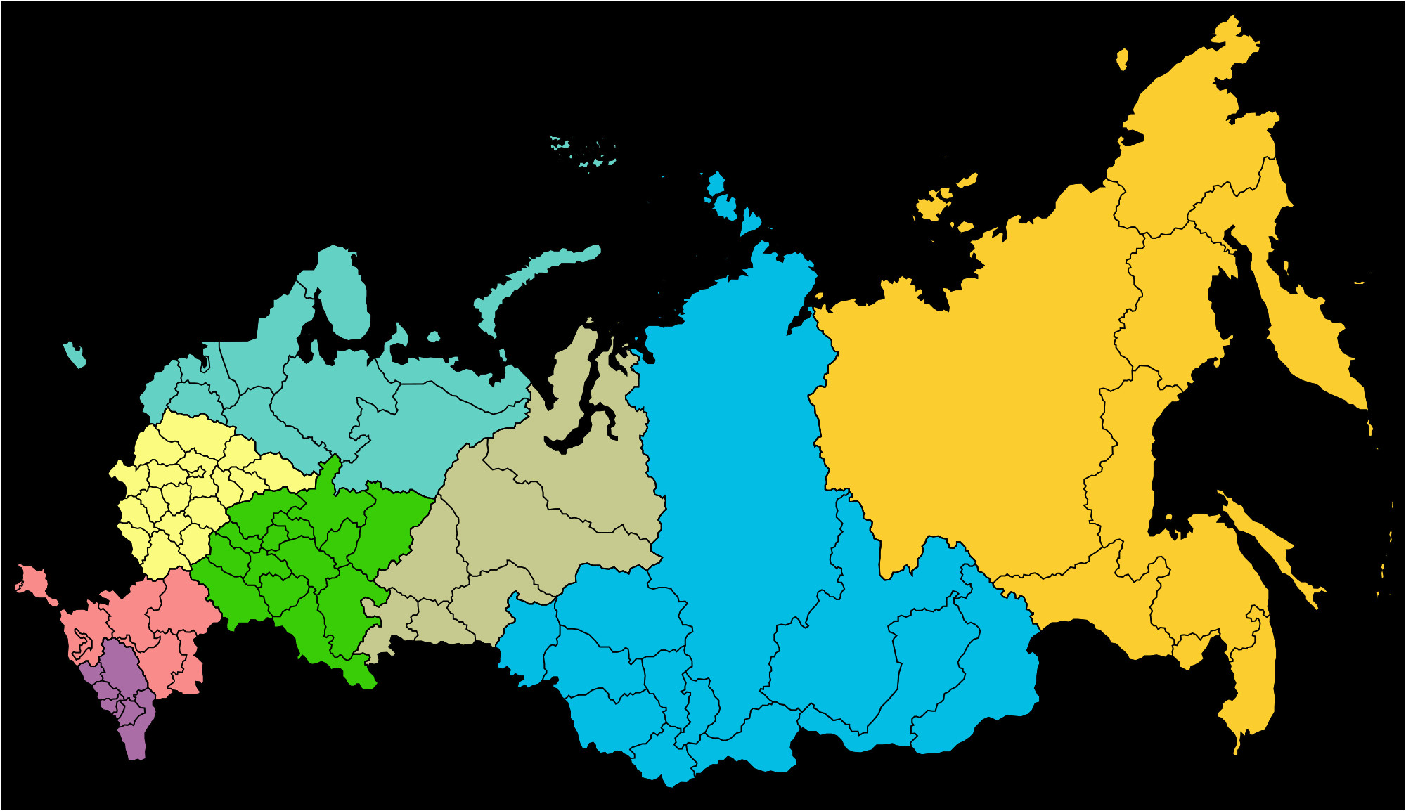 Регионы по округам. Федеральные округа РФ на карте. Федеральные округа России на карте 2021. Деление России на федеральные округа. Федеральные округа Российской Федерации и их центры.