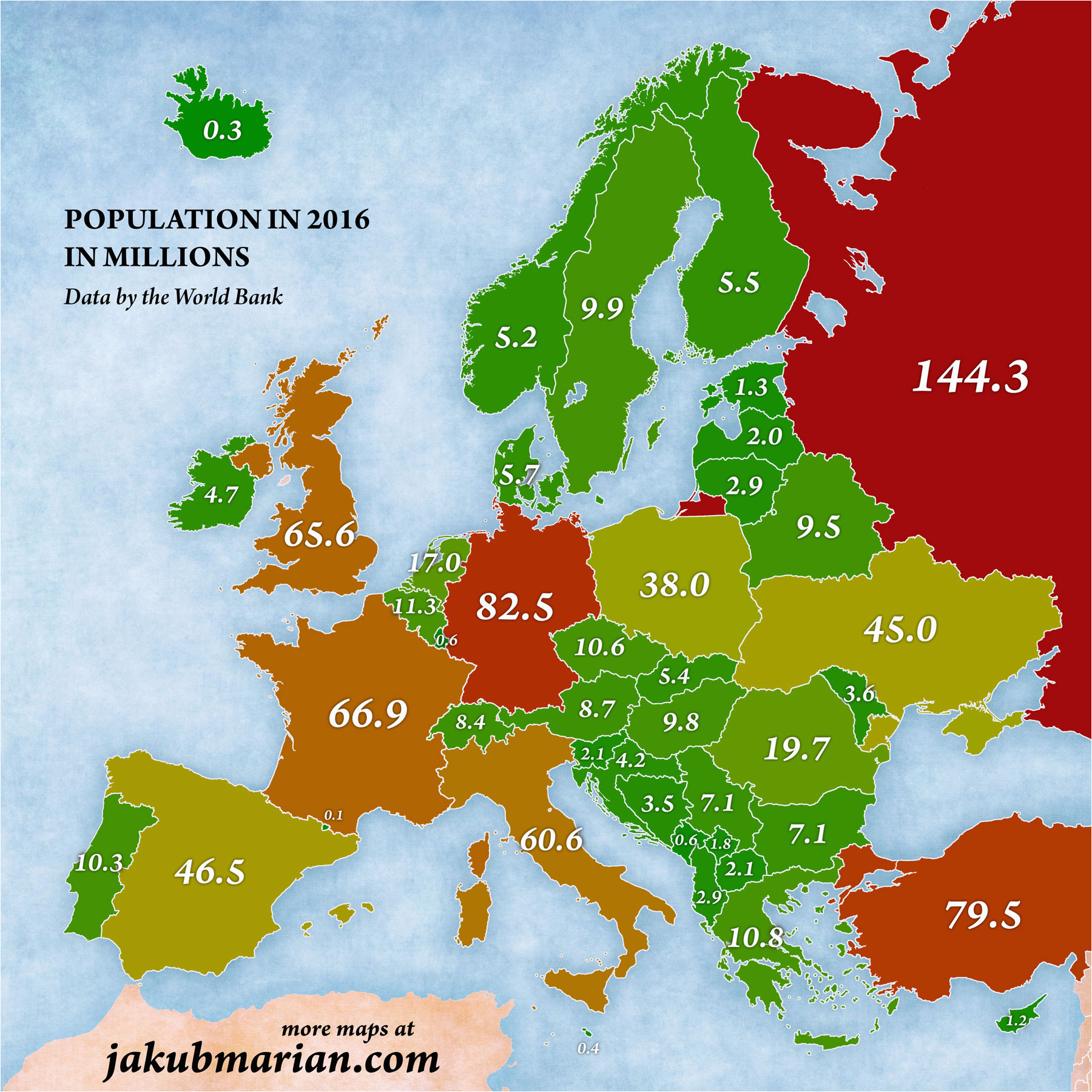 Population Density Map Of Europe Population by Country In Europe Map