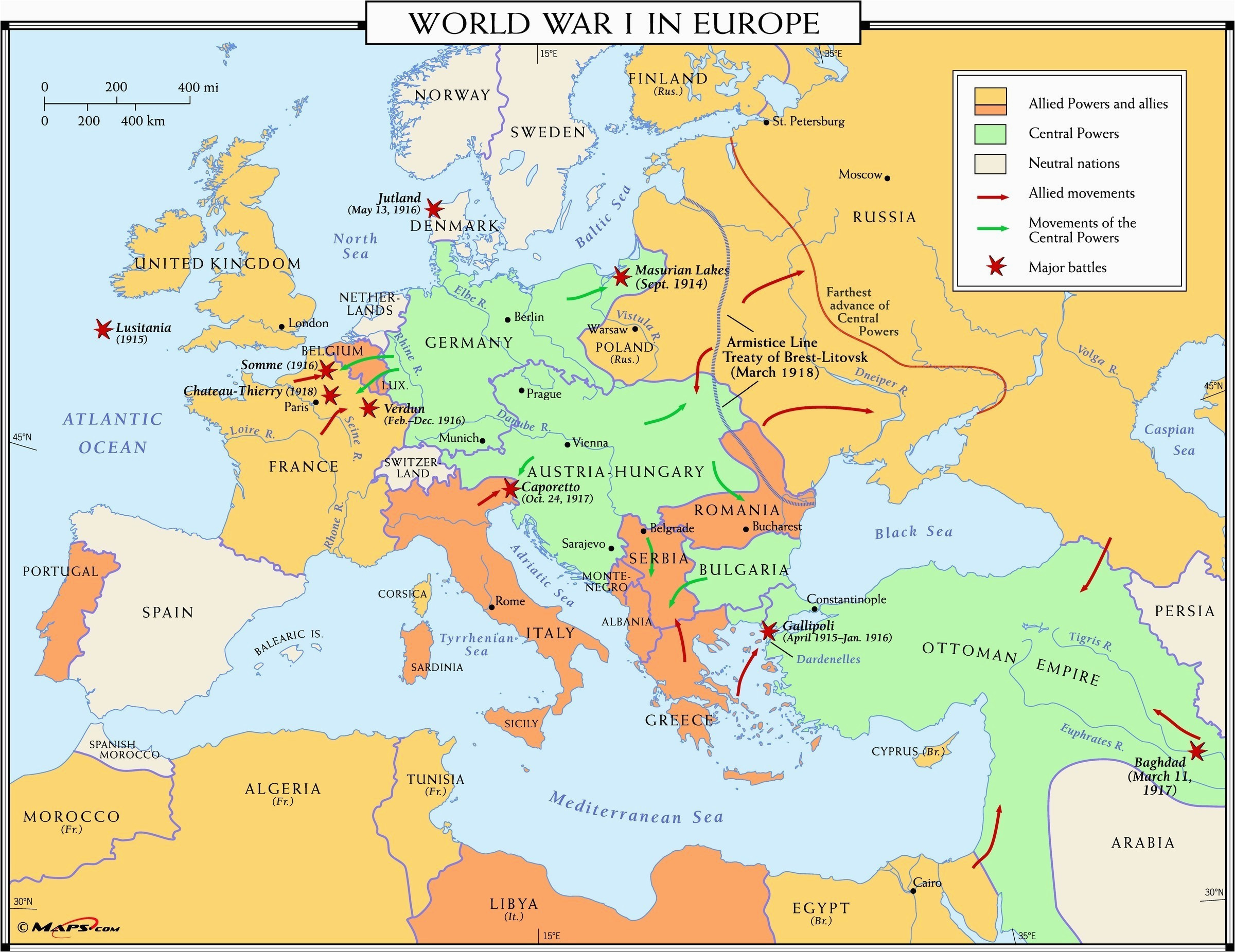Pre Ww2 Europe Map 10 Explicit Map Europe 1918 after Ww1 secretmuseum