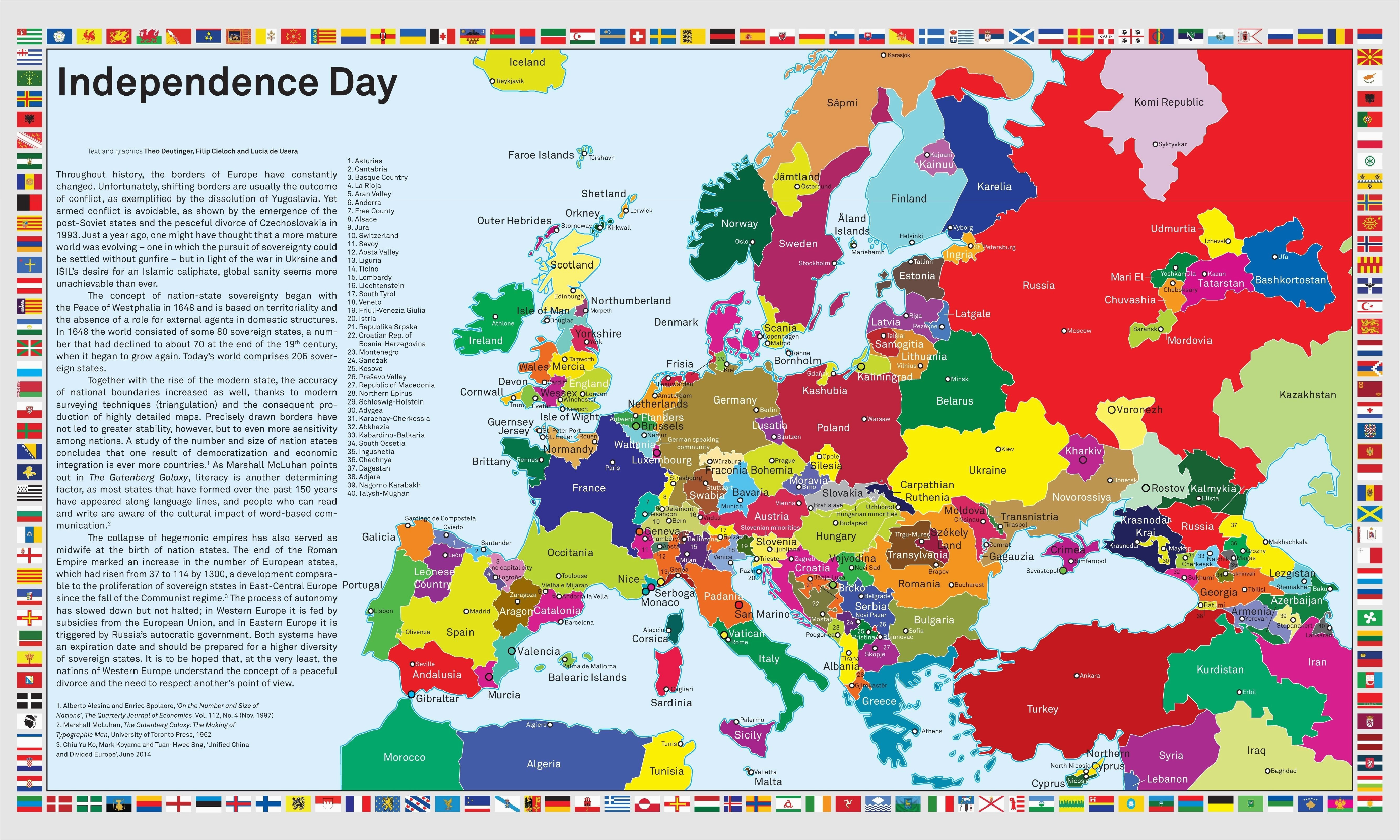 Present Day Europe Map Independence Day What Europe Would Look if Separatist
