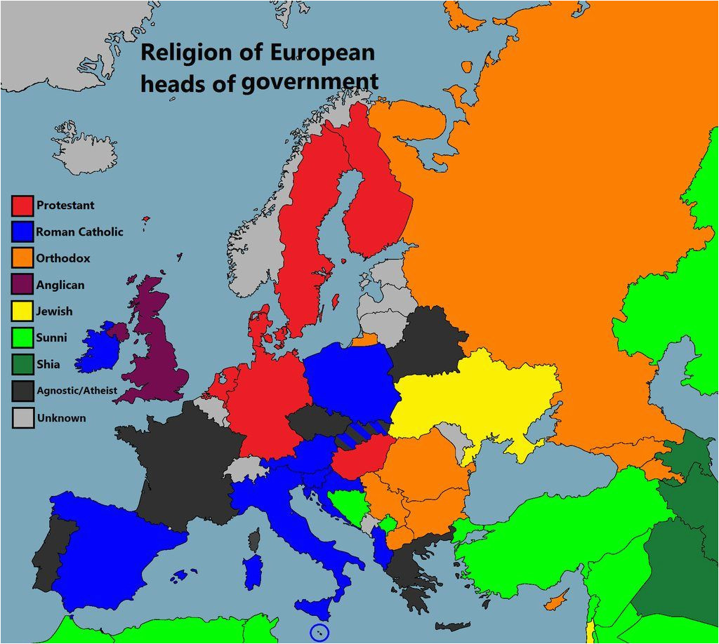 Religion Map Of Europe Maps Facts Panosundaki Pin