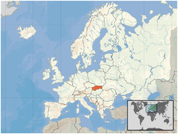 Slovakia On Europe Map atlas Of Slovakia Wikimedia Commons