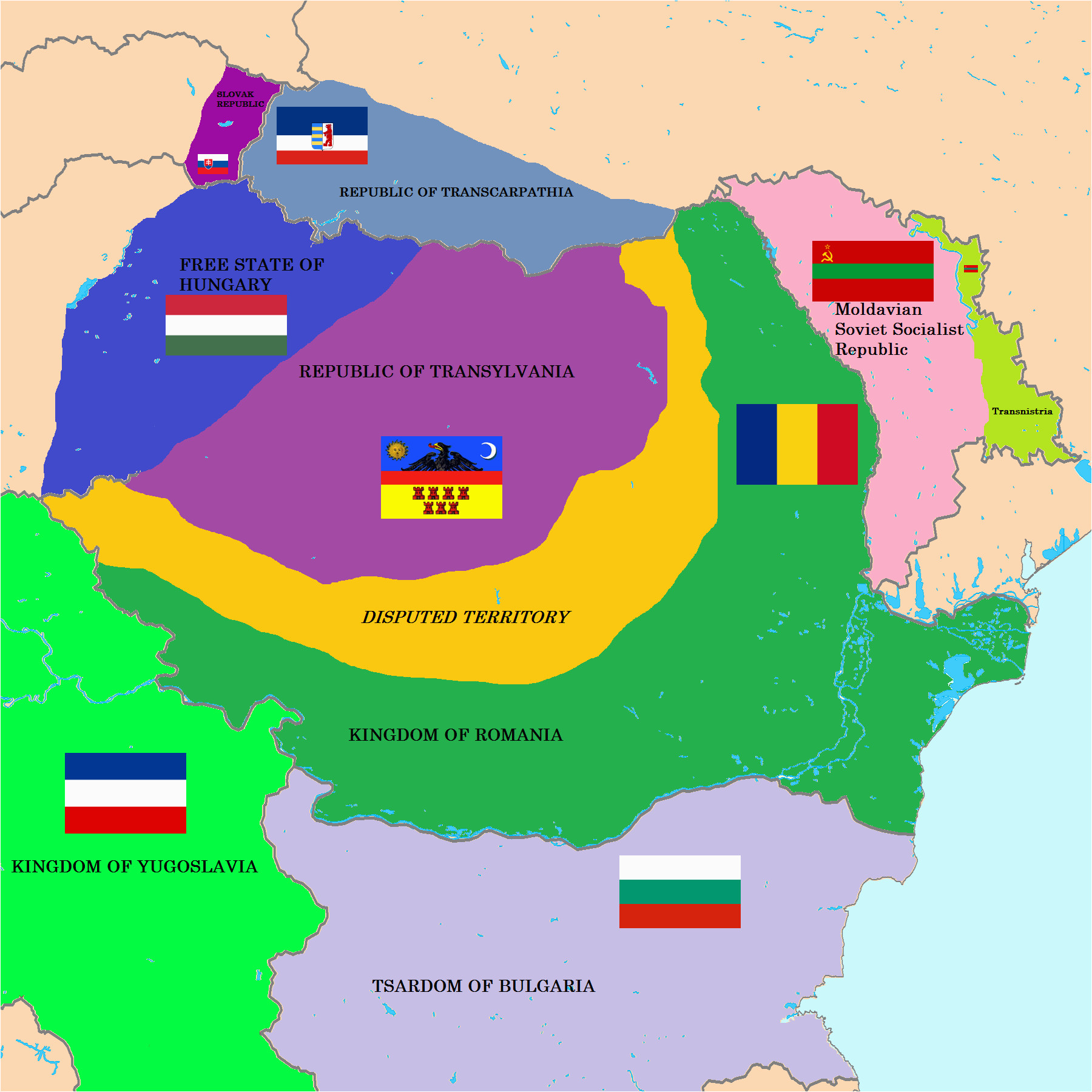 Трансильвания румыния карта