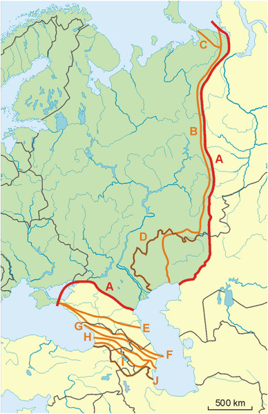 Ural Mountains Map Europe Datei Possible Definitions Of the Boundary Between Europe