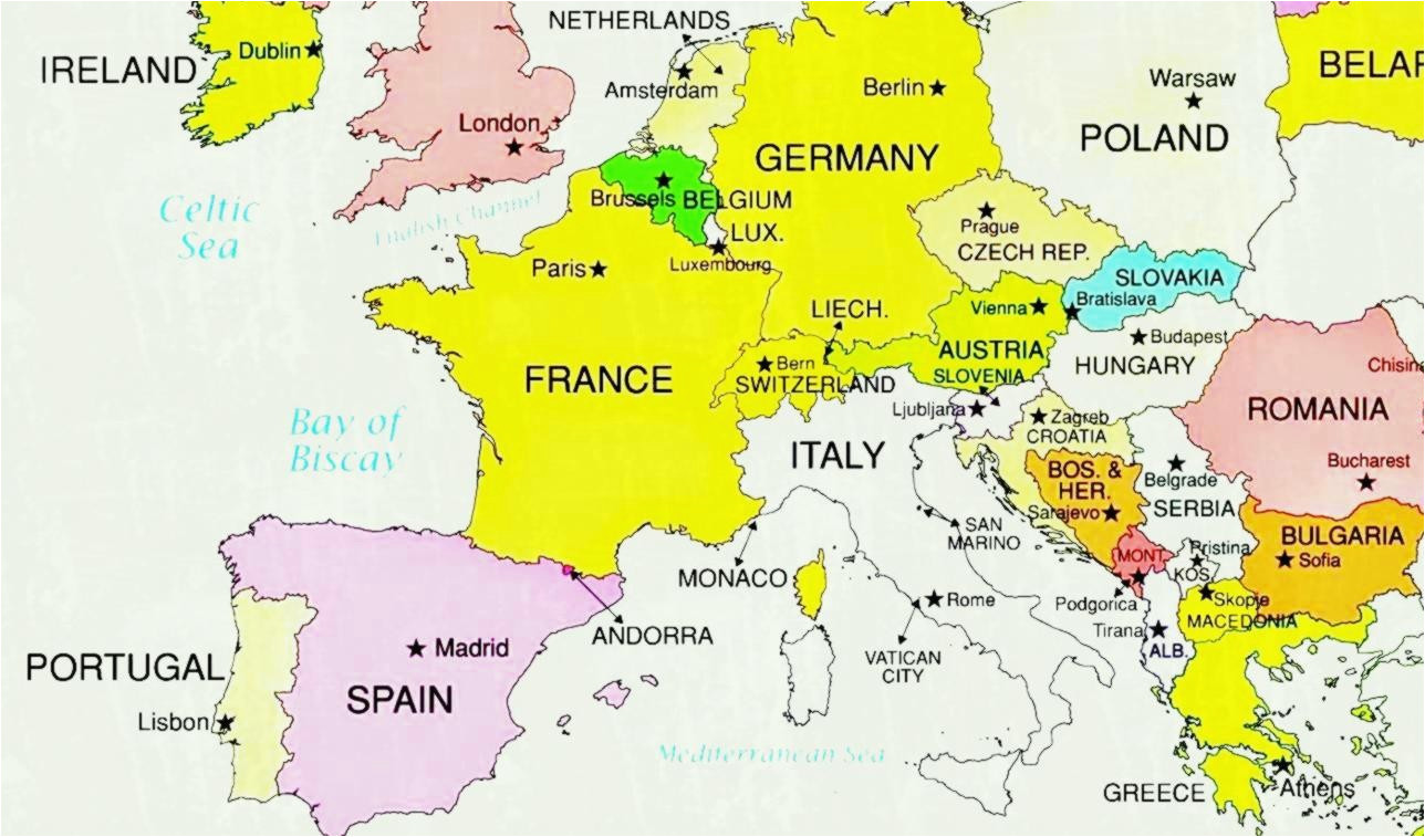 Vatican City On Map Of Europe 53 Strict Map Europe No Names