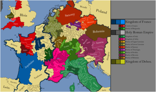 Weatern Europe Map Western Europe 1152 Ad Maps Map Europe Antique Maps