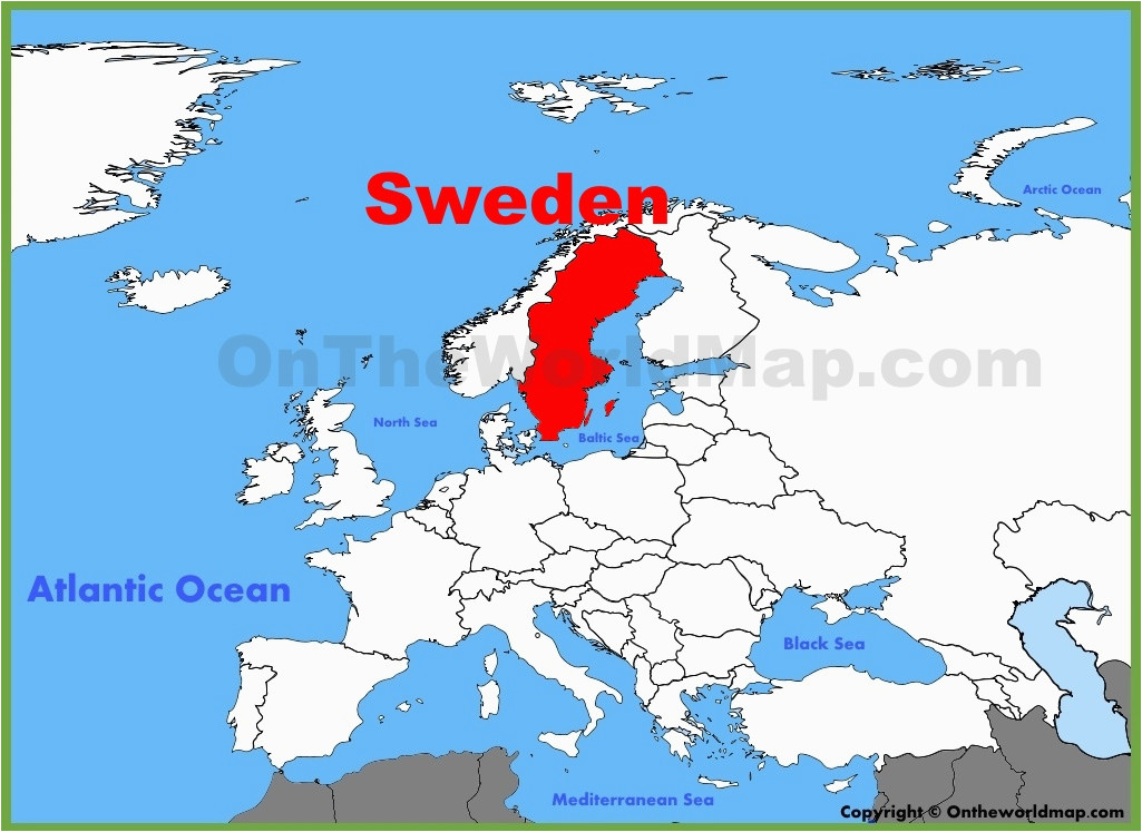 Where is Sweden Located In Europe Map Capital Of Sweden On Map Download them and Print