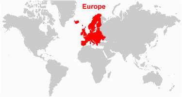 Where is Western Europe Located On the World Map Europe Map and Satellite Image