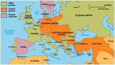 World War 1 Maps Of Europe First World War In Maps