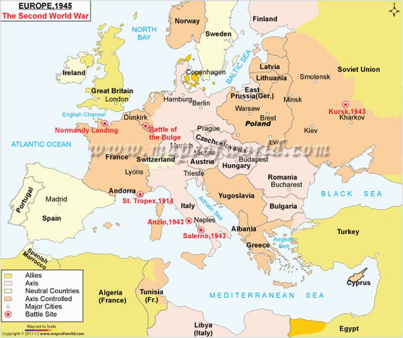 Ww2 Map Of Europe Allies and Axis Through History A Maps 2019