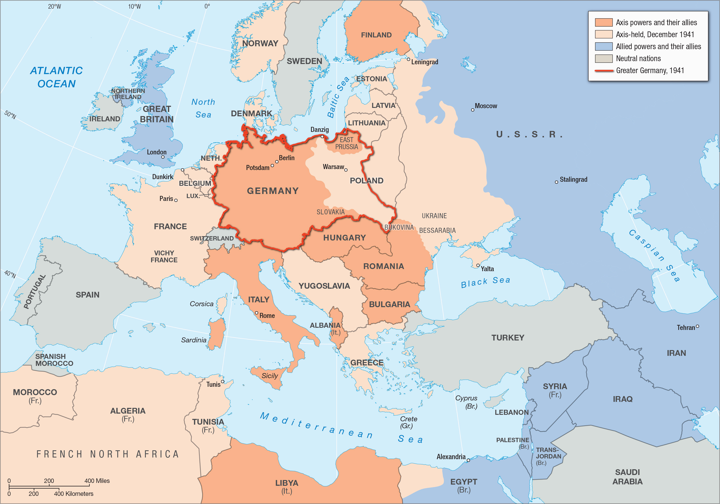 Ww2 Map Of Europe Allies and Axis Wwii Map Of Europe Worksheet
