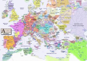 14th Century Map Of Europe Europe 1300 Interesting Maps Map Historical Maps