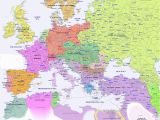 14th Century Map Of Europe Historical Map Of Europe In 1900 Genealogy Map