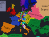 1648 Map Of Europe Europe In 1618 Beginning Of the 30 Years War Maps