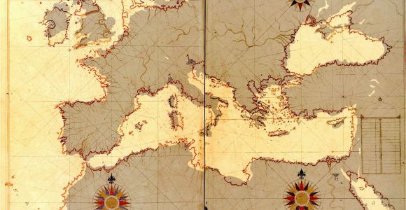 16th Century Europe Map 16th Century Ottoman Map Of Europe On A Modern Map Of Europe