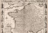 17th Century Europe Map Vintage Map Of France Europe 17th Century Fine Art Reproduction Mp013