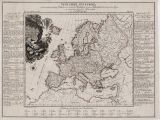 18th Century Europe Map the First attempt at Economic Mapping Rare Antique Maps