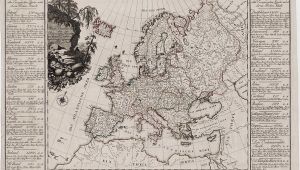 18th Century Europe Map the First attempt at Economic Mapping Rare Antique Maps