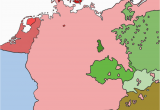 1910 Europe Map Linguistic Map Of Central Europe 1910 without Borders