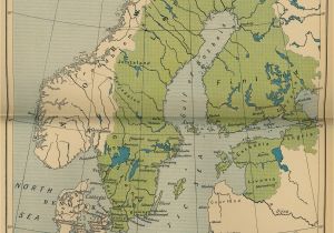 1912 Europe Map Historical Maps Of Scandinavia