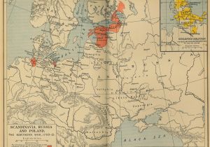 1912 Europe Map Historical Maps Of Scandinavia