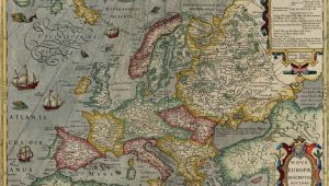 1946 Europe Map Map Of Europe by Jodocus Hondius 1630 the Map Shows A
