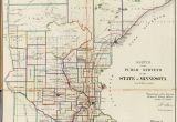 1960 Minnesota Highway Map Old Historical City County and State Maps Of Minnesota
