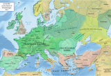 1980 Map Of Europe Early Middle Ages Wikipedia