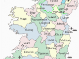 32 Counties Of Ireland Map Map Ireland Genealogy Lines Co Mayo solan Harrison Walsh