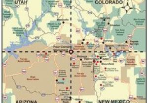 4 Corners Colorado Map 26 Best Four Corners Monument Images Destinations Four Corners