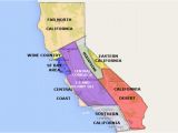 4 Regions Of California Map Best California State by area and Regions Map