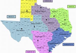 4 Regions Of Texas Map Scan forms for Outcome Programs Agriculture Natural Resources