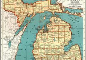 45th Parallel Michigan Map 10 Best Map Of Michigan Images Map Of Michigan Great Lakes State