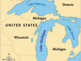 45th Parallel Michigan Map Image Result for Map Of Mi Lakes Places Great Lakes Map Places
