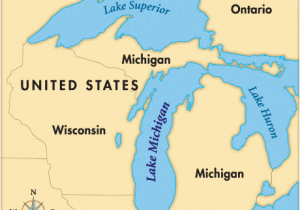 45th Parallel Michigan Map Image Result for Map Of Mi Lakes Places Great Lakes Map Places