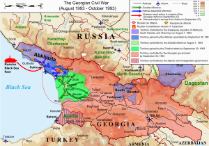 5 Regions Of Georgia Map Georgian Civil War Wikipedia