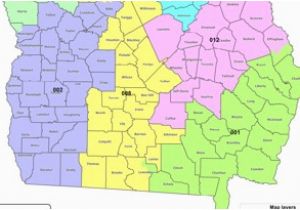 5 Regions Of Georgia Map Map Georgia S Congressional Districts