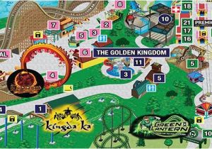 6 Flags New England Map Park Map Six Flags Great Adventure