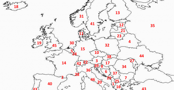 A Blank Map Of Europe Europe Map Blank Quiz Map Of Us Western States