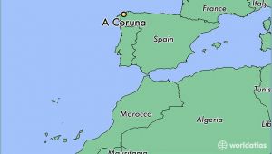 A Coruna Spain Map A Coruna Spain Map Zip Code Map