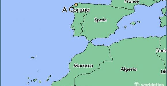 A Coruna Spain Map A Coruna Spain Map Zip Code Map