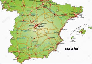 A Coruna Spain Map Map Od Spain Stockfotos Map Od Spain Bilder Alamy