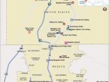 A Map Of Arizona State Map Showing the tourist Places Hotels Airports Shopping Malls In