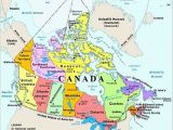 A Map Of Canada with Provinces and Capitals Map Of Canada with Capital Cities and Bodies Of Water thats Easy to