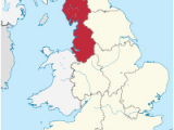 A Map Of England with towns north West England Wikipedia